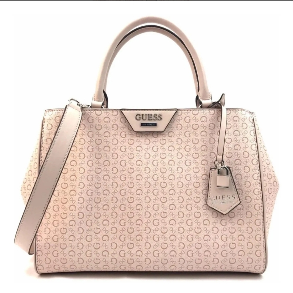 Guess Kelsie Kahaki Large Crossbody Purse, Hand Bag Satchel